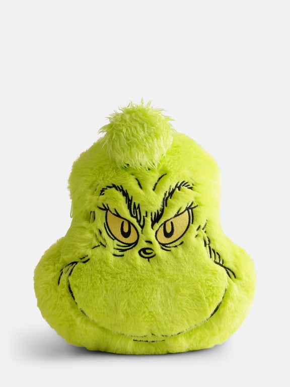 Girls The Grinch Faux Fur Mini Backpack, Green