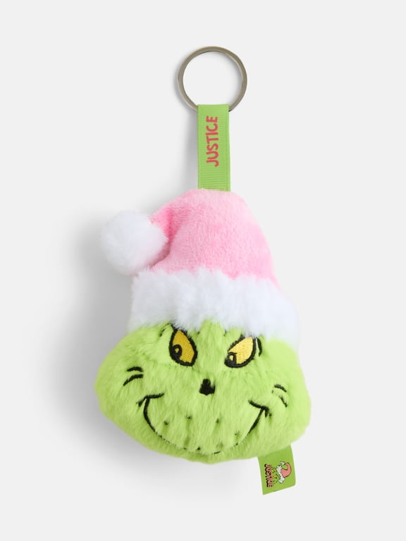 Girls The Grinch Bag Charm, Green