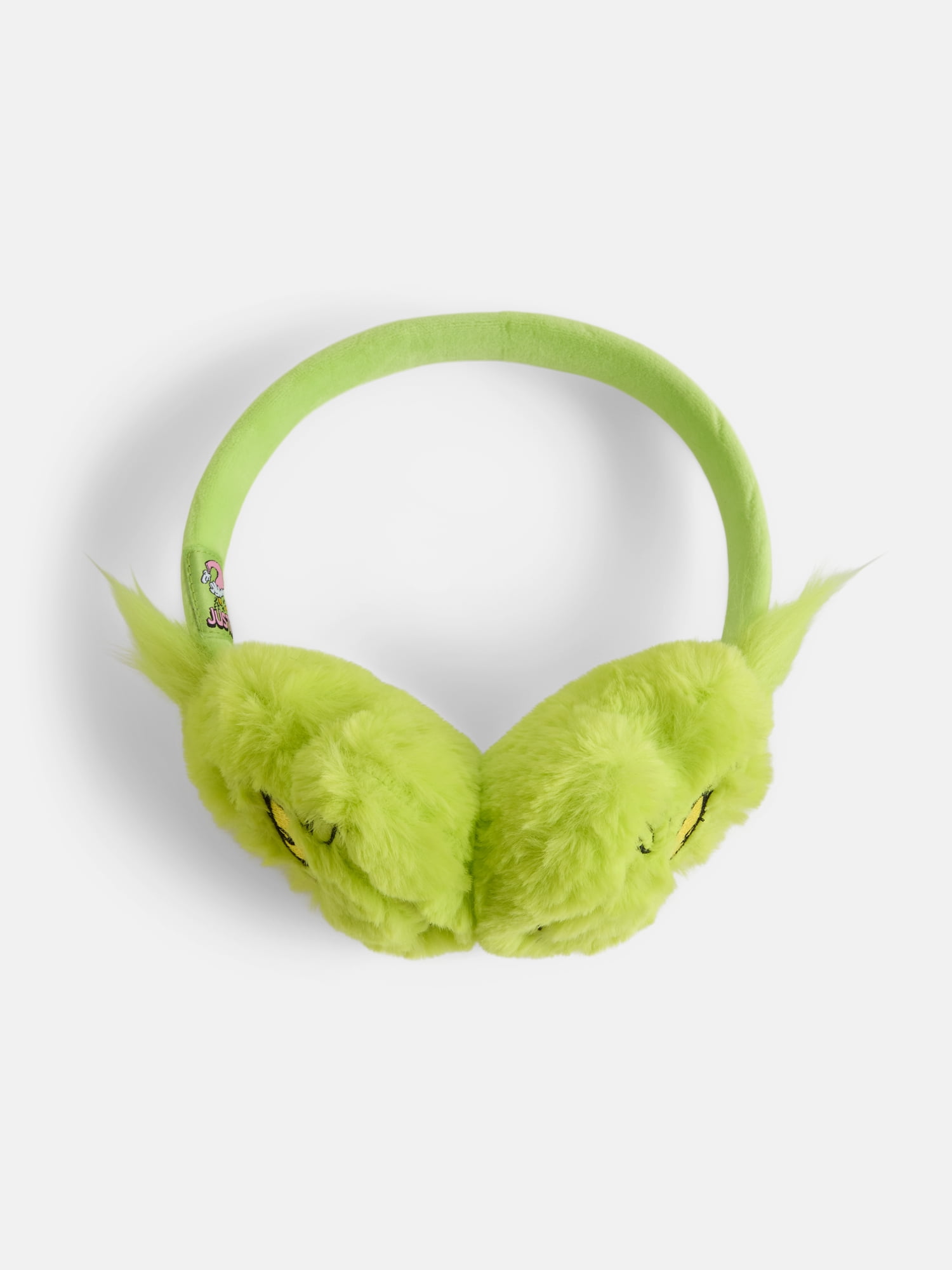 Justice Girls x Dr. Seuss' The Grinch Faux Fur Earmuffs, Green