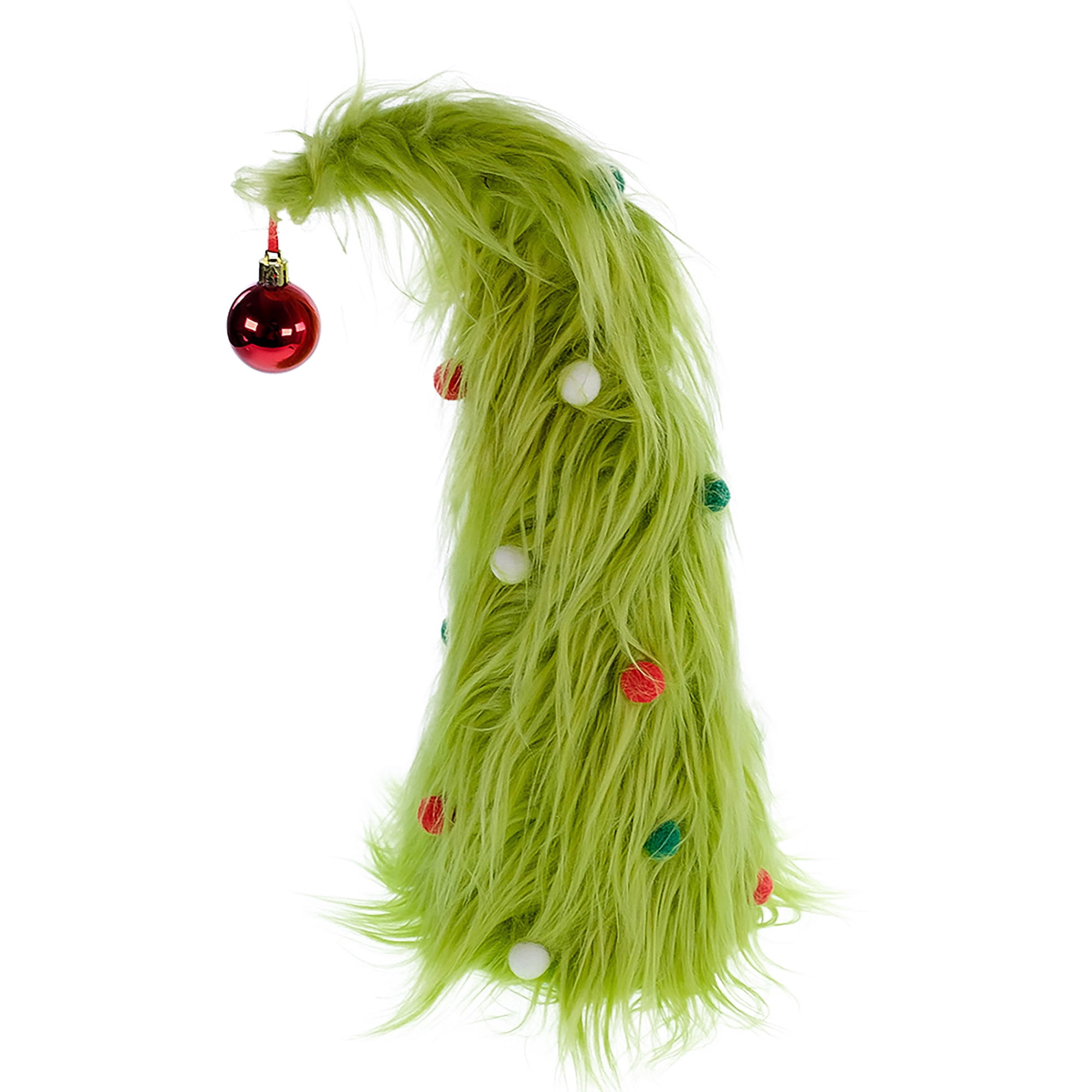 Grinch Furry Christmas Tree – Curved Top Holiday Decoration