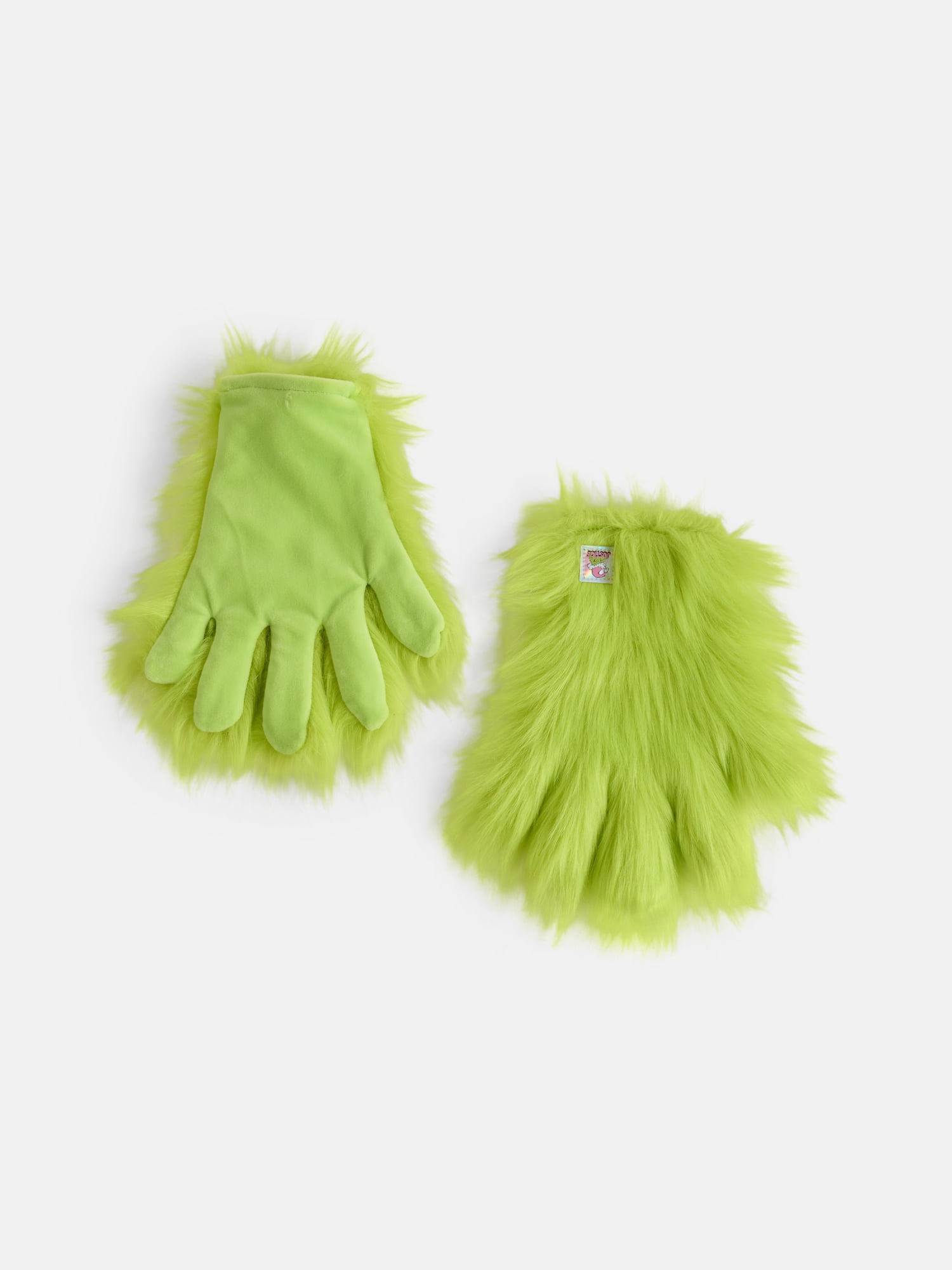 Justice Girls x Dr. Seuss' The Grinch Faux Fur Gloves, Green