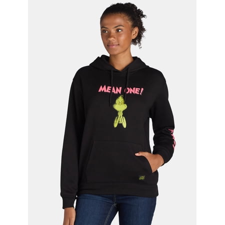 Dr. Seuss The Grinch Women's Mean One Graphic Pullover Hoodie