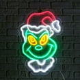 thumbnail image 1 of Dr. Seuss' How The Grinch Stole Christmas LED Light Up Wall Decor Plaque by Ruz, Multi-Color, 1 of 5