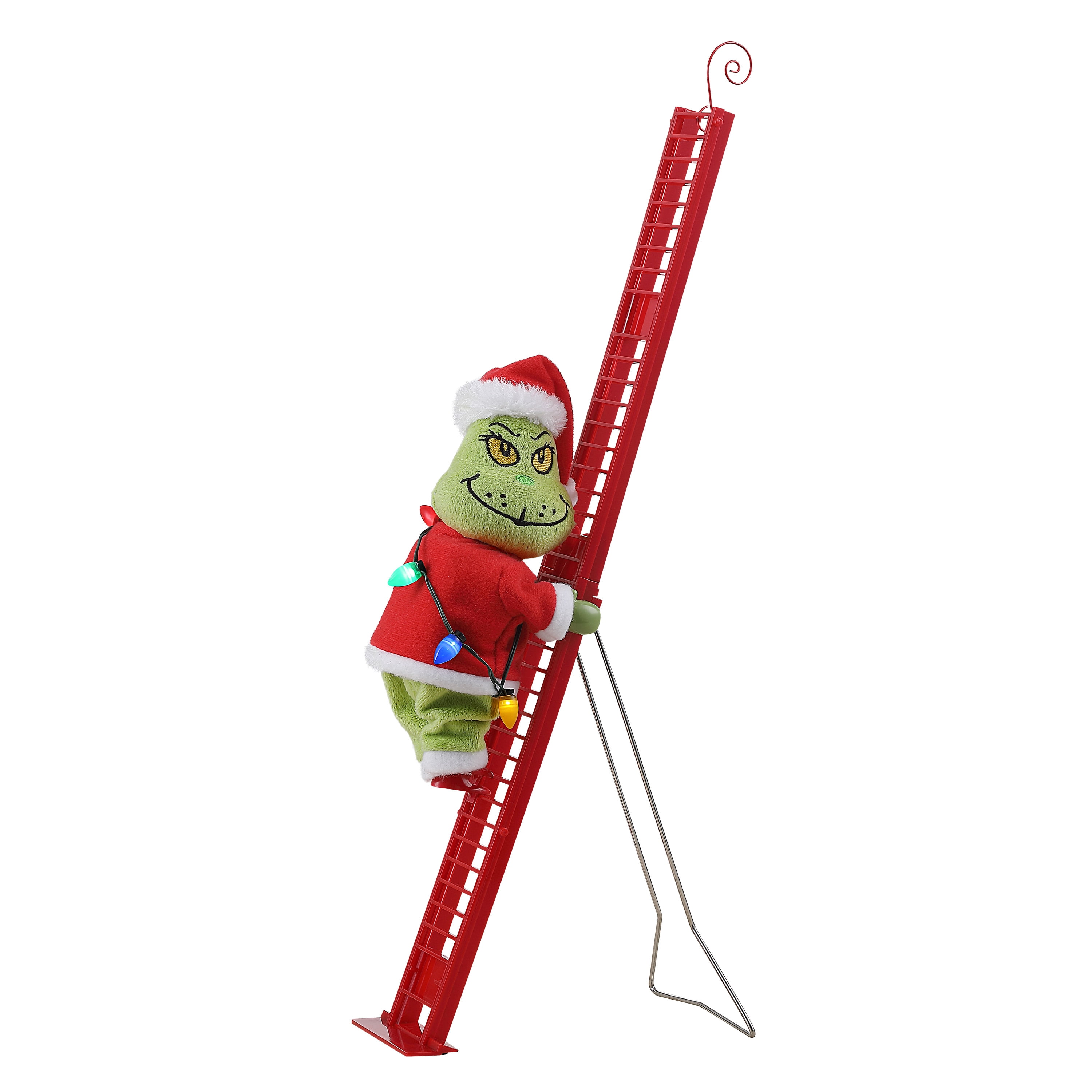 GRINCH 17" Animated Tabletop Climber Decoration