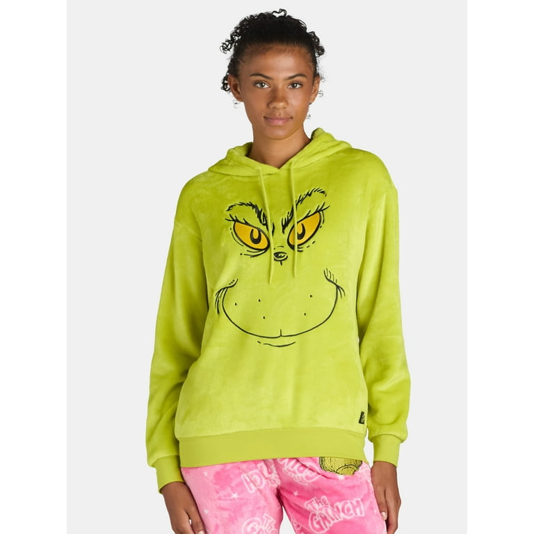 Women's grinch hoodie hotsell
