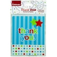 thumbnail image 1 of GRIND- 1St Blue Polka Dots & Stars Cute Kids Birthday Party Thank You Notes Cards, 1 of 1