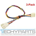 thumbnail image 1 of GRIND- (3-Pack) Supermicro Cbl-0296L 23Cm/9" 4-Pin To 4-Pin Pwm Fan Extension Cable Lot, 1 of 3