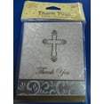 thumbnail image 1 of GRIND- Divinity Cross Silver Gold Religious Christian Party Thank You Notes Cards, 1 of 1