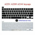 thumbnail image 1 of GRIND- For Macbook Pro 13" 16" A2251 A2289 A2141 Replacement Full Set Keyboard Keycaps, 1 of 6