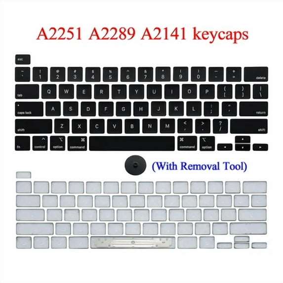 GRIND- For Macbook Pro 13" 16" A2251 A2289 A2141 Replacement Full Set Keyboard Keycaps