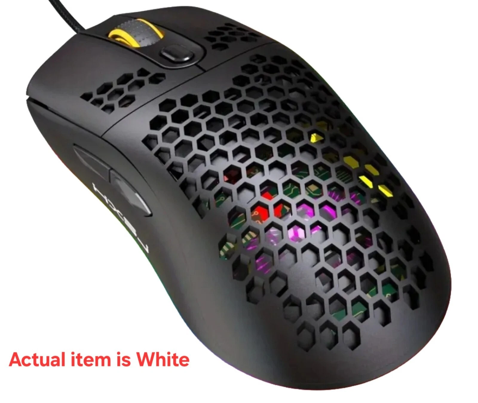 GRIND- Hxsj J900 Wired Programmable Gaming Mouse Rgb Lighting