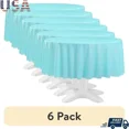thumbnail image 1 of GRIND- Round Disposable Plastic Table Cover Waterproof Party Tableware Event Decor 6 Pc, 1 of 6