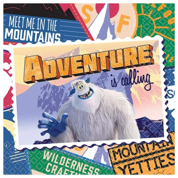 GRIND Smallfoot Movie Warner Yeti Bigfoot Kids Birthday Party Paper