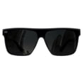 thumbnail image 1 of GRINDERPUNCH Polarized Shield Sunglasses for Men & Women Flat Top Oversized Square Lens UV400 Protection - Black, 1 of 10