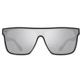 thumbnail image 1 of GRINDERPUNCH Polarized Shield Sunglasses for Men & Women Flat Top Oversized Square Lens UV400 Protection - Silver, 1 of 10