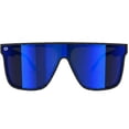 thumbnail image 1 of GRINDERPUNCH Polarized Shield Sunglasses for Men & Women, Oversized Flat Top Square Lens, UV400 Protection - Blue, 1 of 9