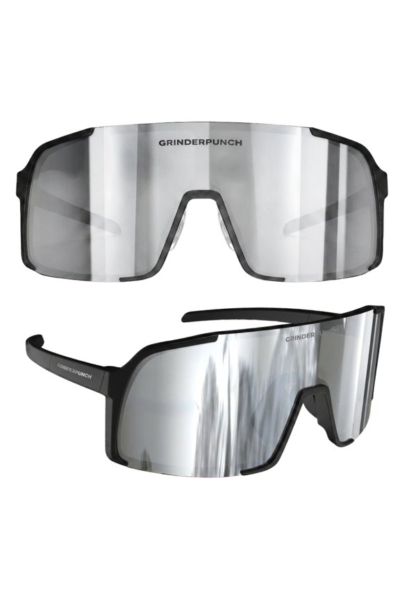 Polarized Sports Sunglasses Men Women Cycling Mountain Biking Baseball Hiking Softball Ski Running Glasses - Silver