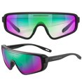 thumbnail image 1 of GRINDERPUNCHPolarized Sports Sunglasses Golf Pickleball Softball Ski Cycling Baseball Running Glasses Men Women - Jupiter Purple, 1 of 1