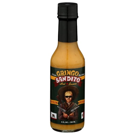 Gringo Bandito - Hot Sauce Spicy Yellow, 5 Fo (Pack of 12)