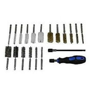 GRIP 20pc Wire Brushes Kit 1/4" Shank Power Tools Brush Set - Code Auto Tool and Restoration Supply