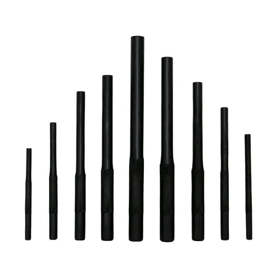 GRIP Gunsmithing Roll Pin Starter Punch Gunsmithing Tools & Accessories Set, Steel Black, 9 Count