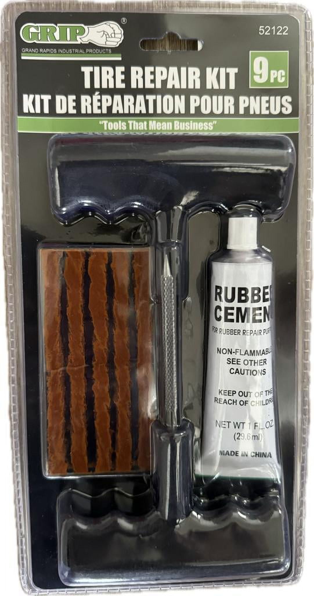 GRIP TIRE REPAIR KIT 9PC
