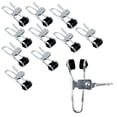 thumbnail image 1 of GRIPPICLAMP 10 Pack 3" 7.6 cm Quick Lock Rubber Clamps  Rubber Tips  " 1.9 cm Depth  Quick Release Lever  Versatile Use, 1 of 6