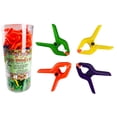 thumbnail image 1 of GRIPPICLAMP 100-Piece Multi-Colored Spring Clamps | 2.5" with Pivoting Jaws | Versatile & Durable, 1 of 4