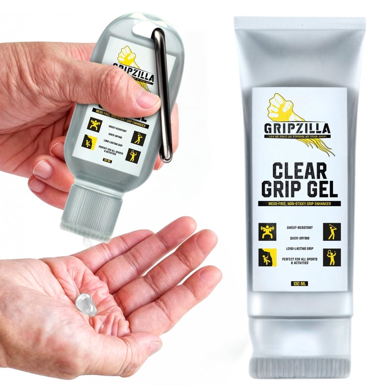 GRIPZILLA Clear Liquid Chalk Gel - Grip Enhancer for Sports