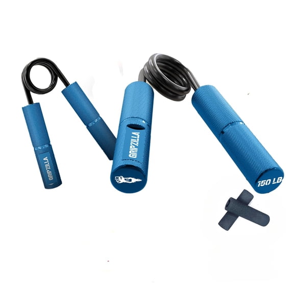 GRIPZILLA Grip Strength Trainer 50-300lb, Hand Gripper Strengthener Workout Kit,Metal No Slip Heavy Duty Hand Strengthening Device, Forearm Exerciser and Wrist Strengthener