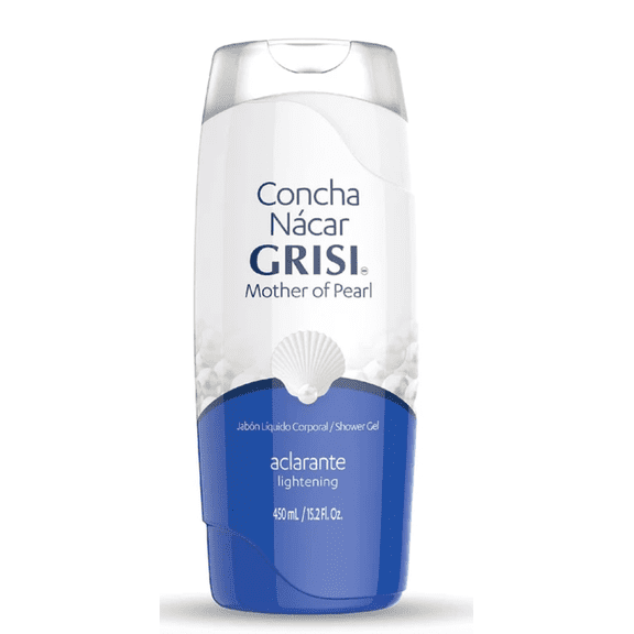 Grisi Concha Nacar Shower Gel 450ml  Brightening Body Wash with Natural Pearl Extract