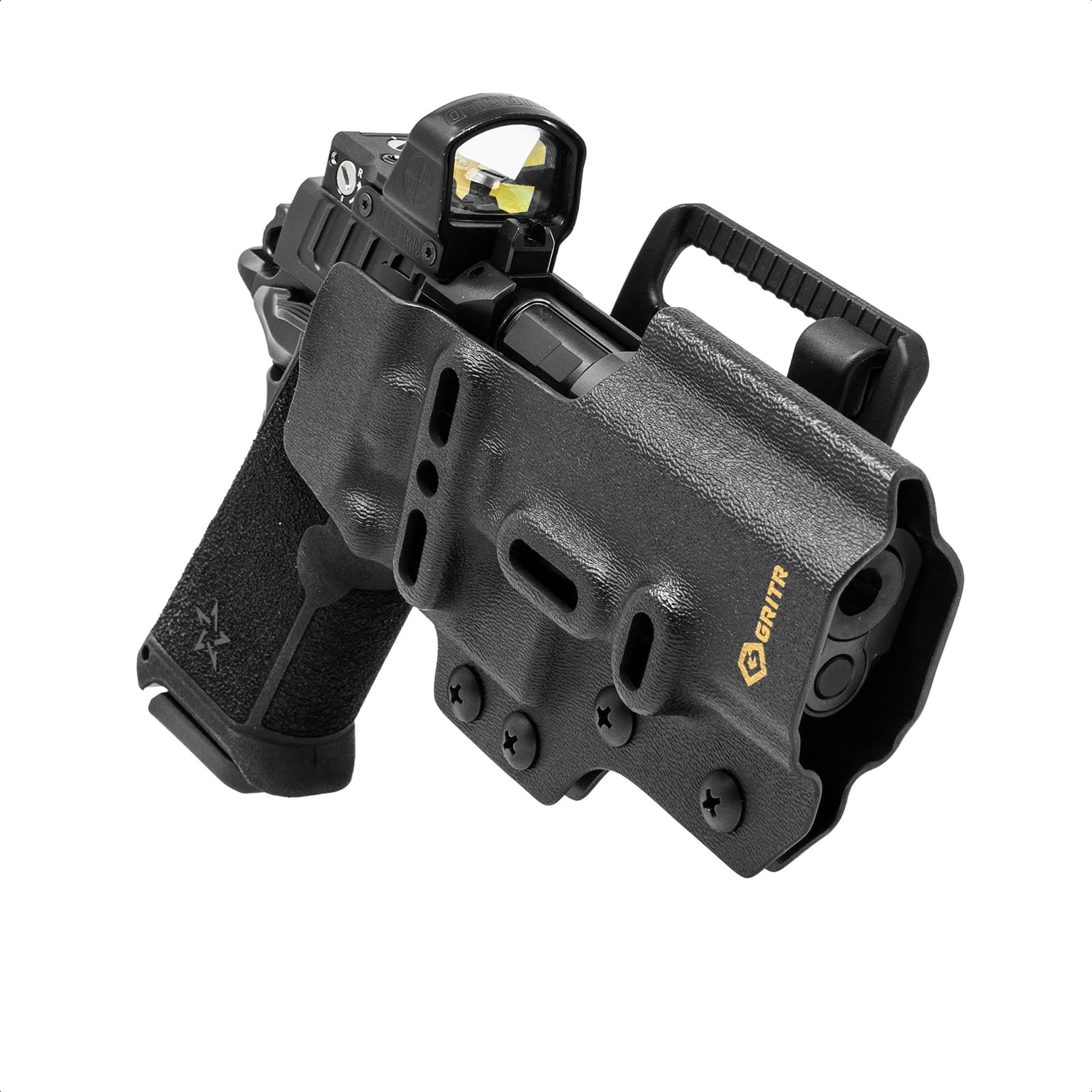 GRITR Ambi OWB Kydex Holster; Fits Staccato HD P4/P4.5/C3.6