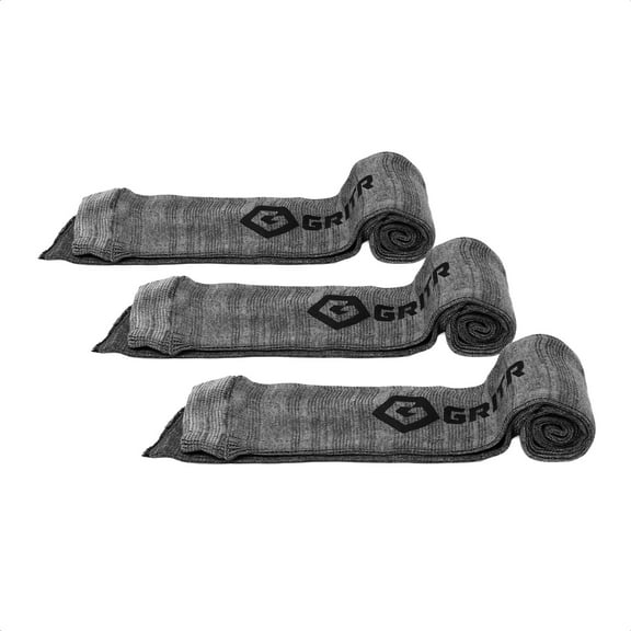 GRITR Gun Socks for Rifles & Shotguns, 3 Pack, Gray