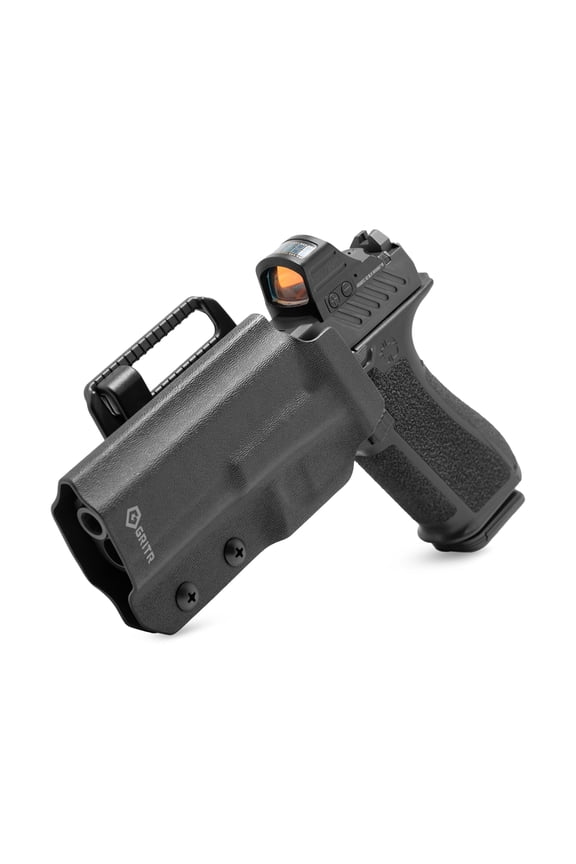 OWB Kydex Left Hand Gun Holster Compatible with Glock 17