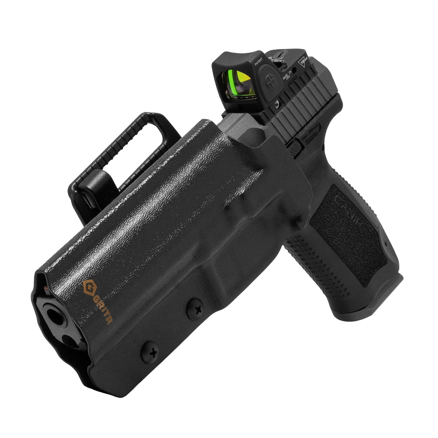 GRITR IWB Kydex Holster For Sig Sauer P365-XMACRO With Surefire XSC-B Light – Right/Left Hand, Optic Cut, Adjustable Retention