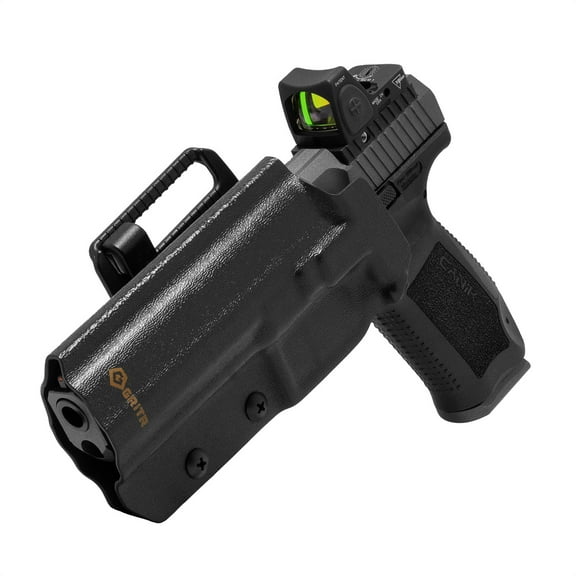 GRITR OWB Kydex Left Hand Pistol Holster Fits Canik TP9/METE/RIVAL Series
