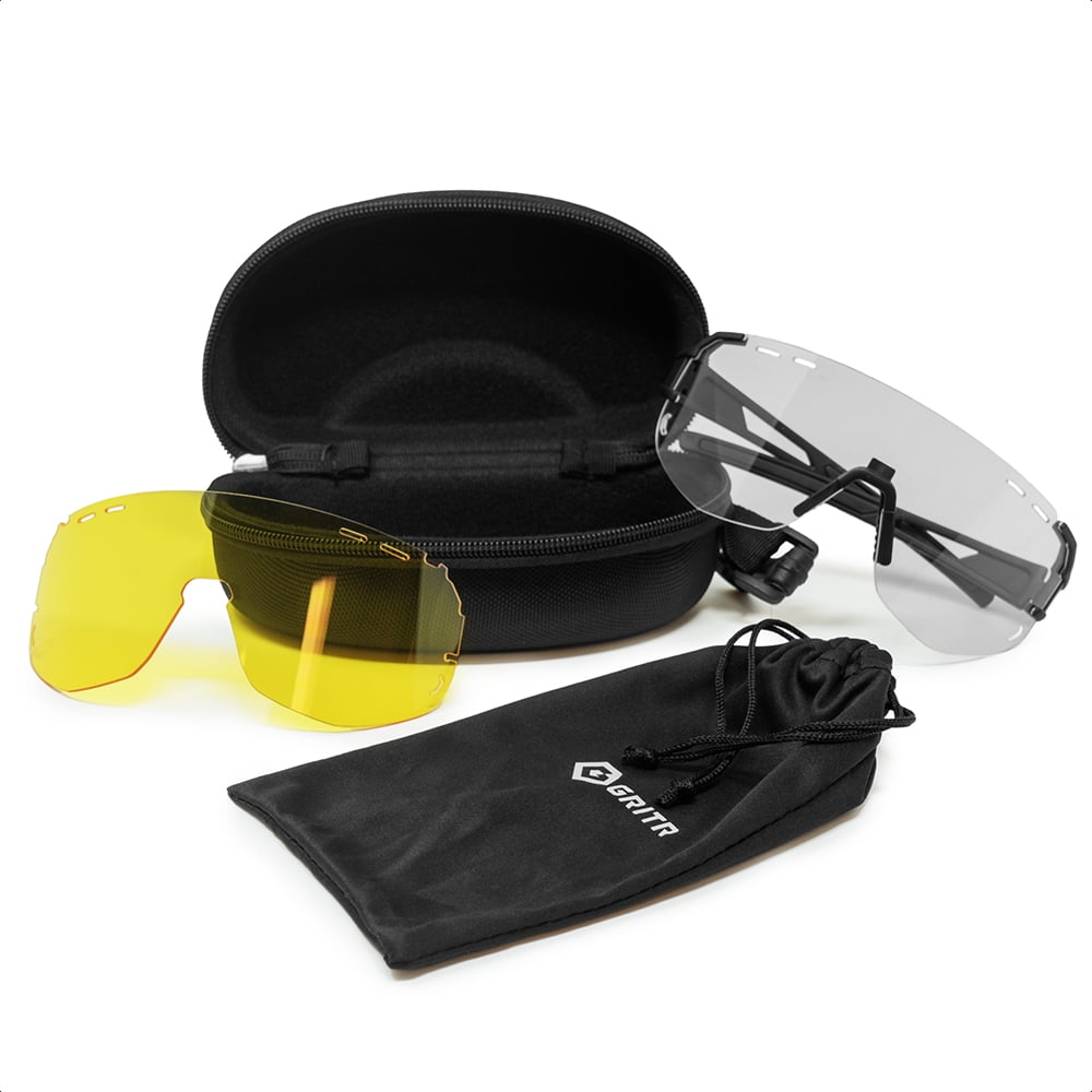 Carhartt Toccoa Black & Tan Frame Safety Glasses with Gray