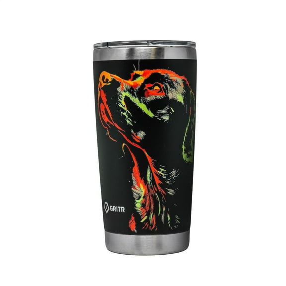 GRITR Stainless Steel Insulated Tumbler 20oz, Labrador Style