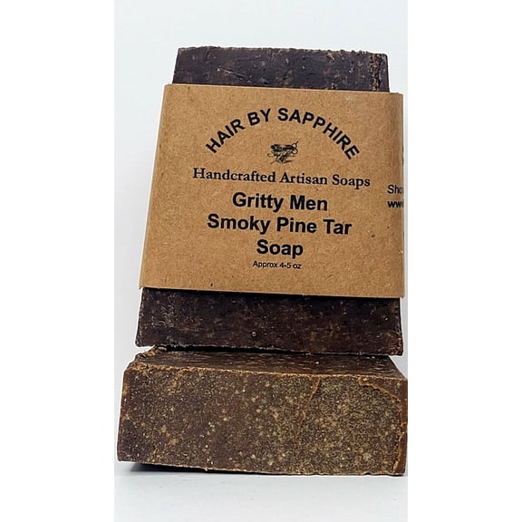 GRITTY MEN PURE SMOKY PINE TAR SOAP