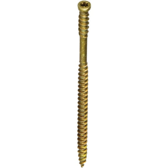 GRK RT Composite Exterior Trim Screw - Exterior, Steel - 348 Count, 9 In, Gold Construction & DIY Use, Standard Hardware Spec