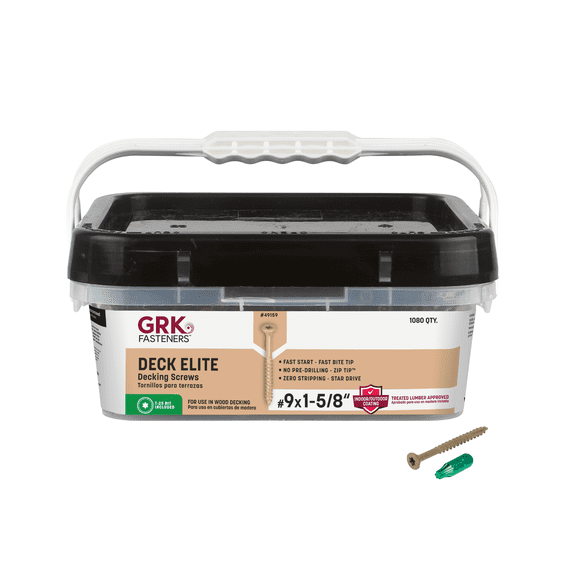 SCRWS GRK 9X1-5/8 1080PK