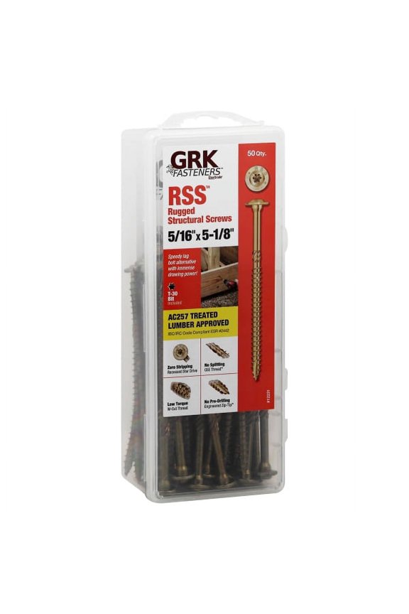 Rss Screw Handy-Pak 5/16 X 5In1/8