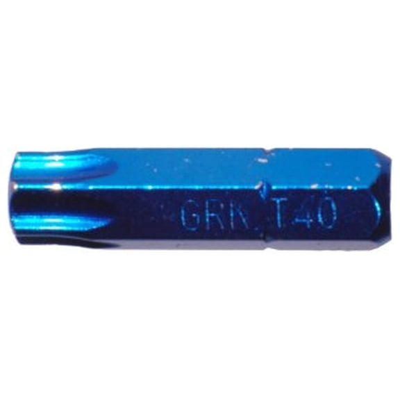 GRK CARD40-1 Carded T-40 1-Inch Bits, 2 Bits per Card, Blue