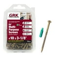 thumbnail image 1 of GRK R4 Wood Screws - Easy Installation, Steel, Gold - 70 Count, #10 x 3-1/8 In, 1 of 4