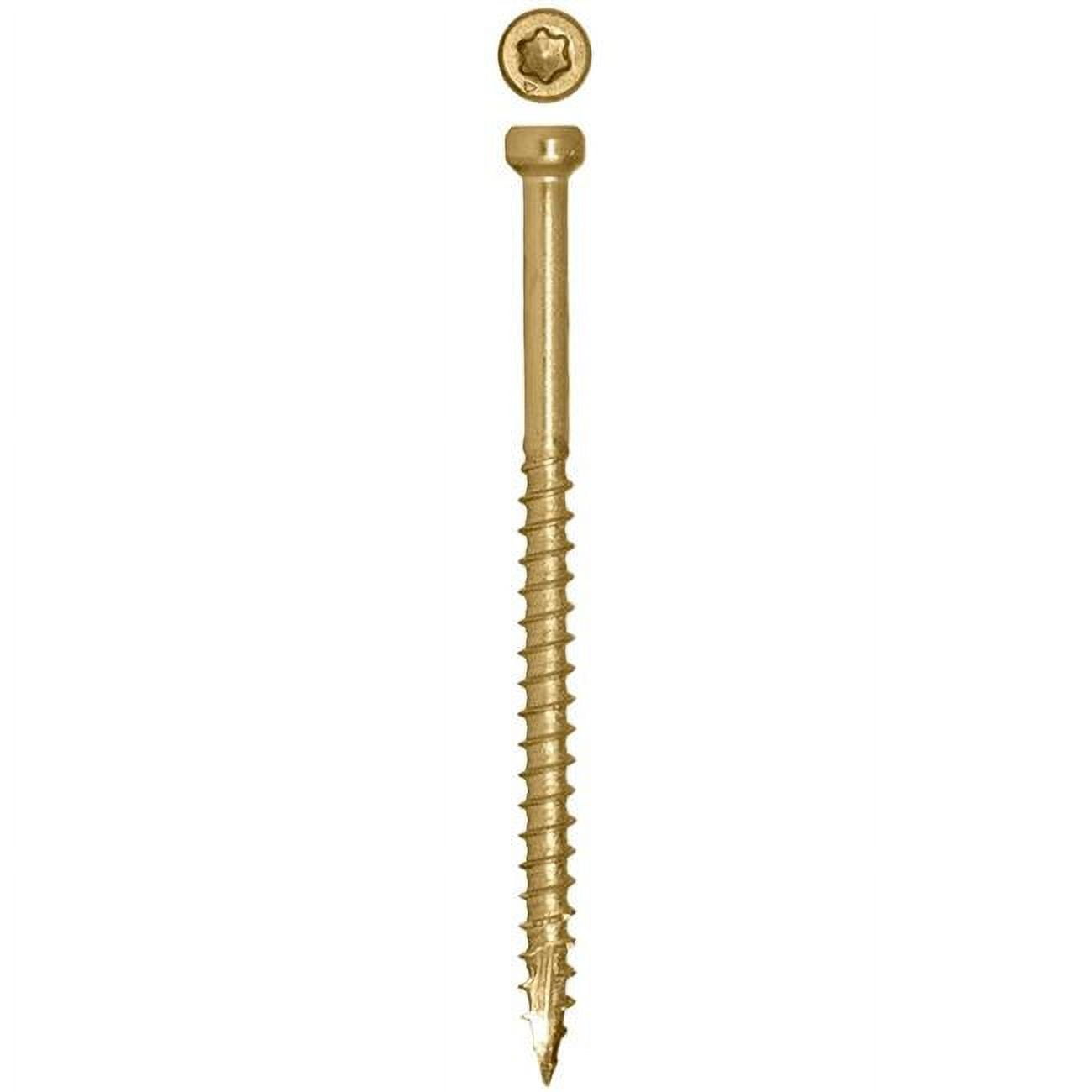 GRK Fasteners 119730 UberGrade Star Trim Head Steel Construction Screws