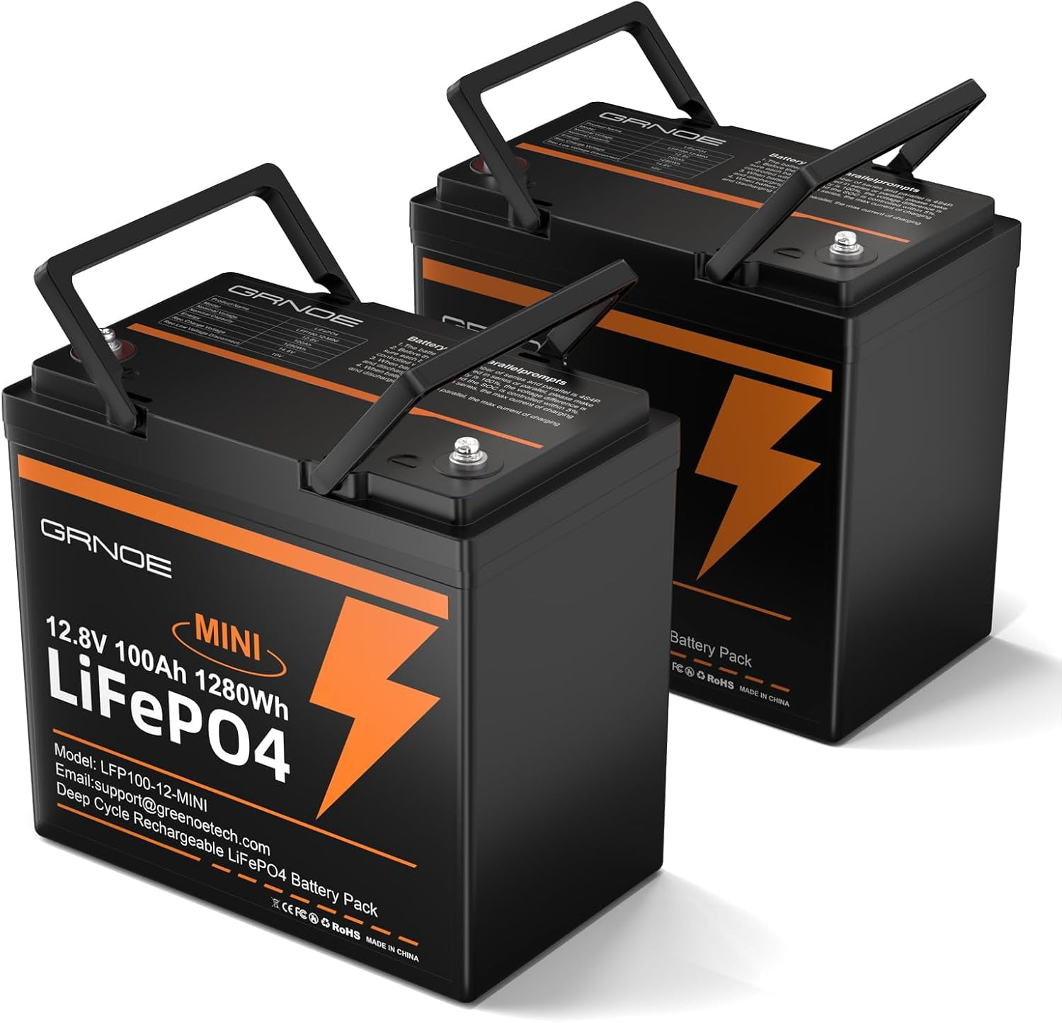 12V Lithium Akku NNH LiFePO4 Batterie 12V 100Ah - 1280Wh Lithium Akku Mit 100A BMS Für Solar & Wohnmobil 1280Wh Solarbatterie