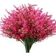 thumbnail image 1 of GRNSHTS 10PCS Artificial Lavender Flowers,Fake Greenery Faux Plastic Artificial Flowers UV Resistant Lavender Bouquets for Wedding Hanging Bouquet Indoor Outdoor Home Garden Office Table Vase, 1 of 14