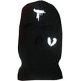 thumbnail image 1 of GRNSHTS 3-Hole Full Face Cover, Thermal Knit Ski Mask Winter Balaclava Cap for Outdoor Sports (Black), 1 of 6