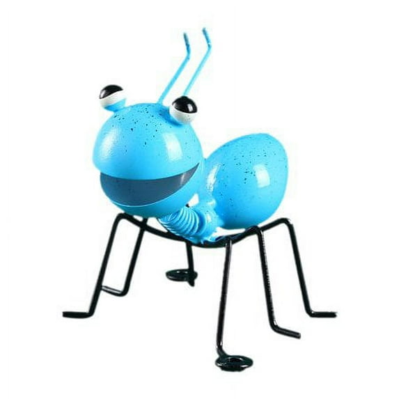 GRNSHTS 3D Metal Ant Wall Accents, Ants Insec Christmas Wall Decor Sculpture Hang Hanging Art Outdoor Garden for Home, Living Room, Patio, Office (Blue)