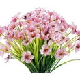 thumbnail image 1 of GRNSHTS 6 Bundles Artificial Flowers Outdoor UV Resistant Flowers No Fade Garden Home Wedding Farmhouse Decor ï¼Pinkï¼, 1 of 7
